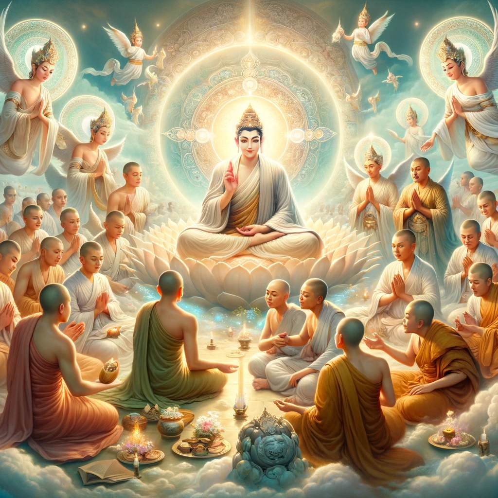 Chapter 7–The Cosmic Glitter of Divine Assent: A Journey of Enlightenment in the Lotus&nbsp;Sutra.