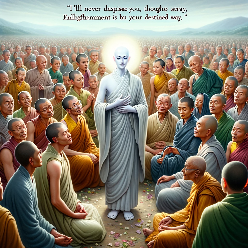 Chapter 20–Verses of Enlightenment from the Lotus&nbsp;Sutra