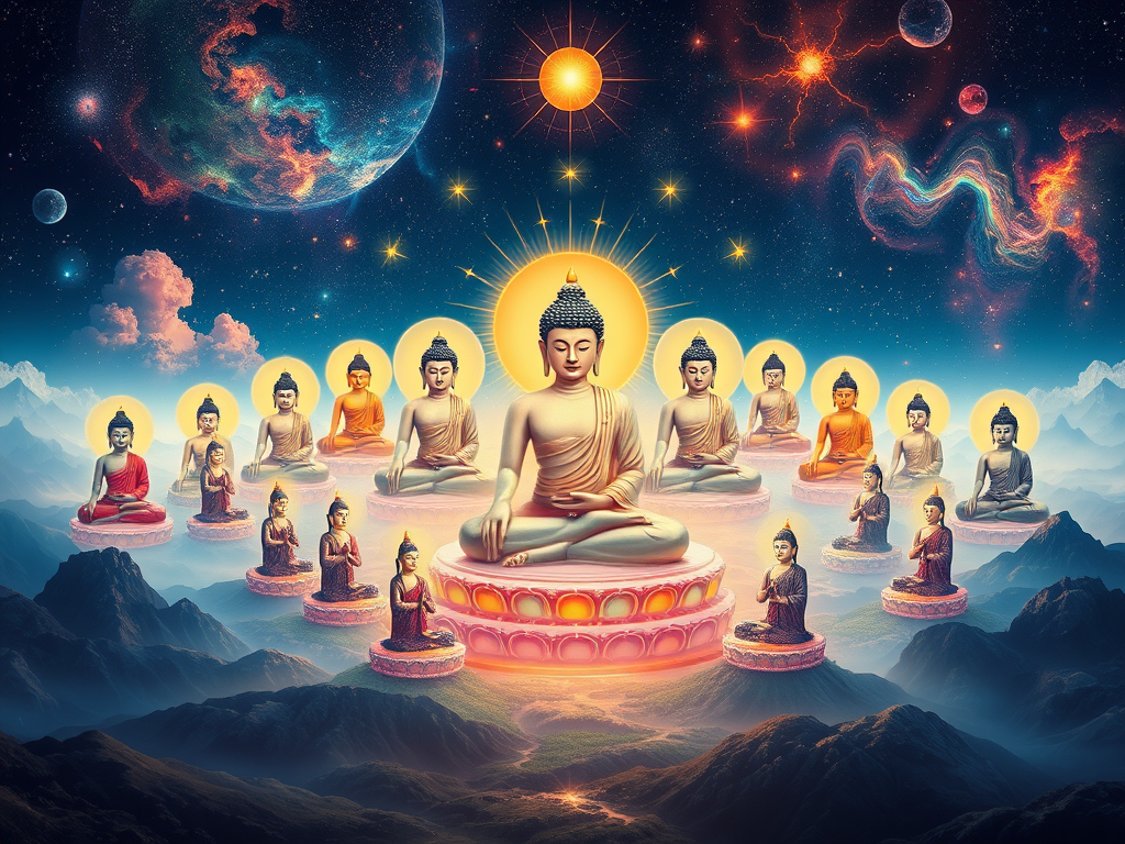 The Cosmic Assembly of Tathagatas
