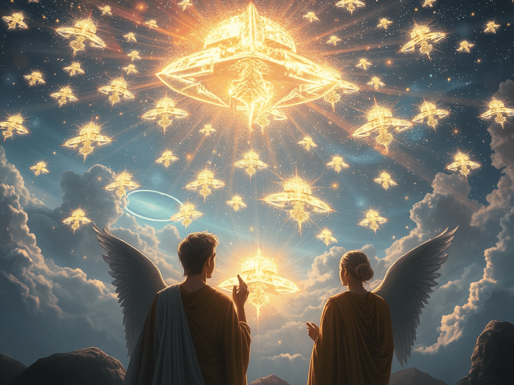 The Cosmic Glitter of Divine&nbsp;Ascent