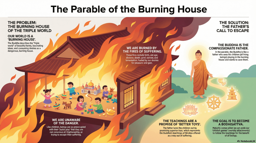 Are You Playing in a Burning House? A Buddhist Parable on the Danger of Blissful&nbsp;Ignorance